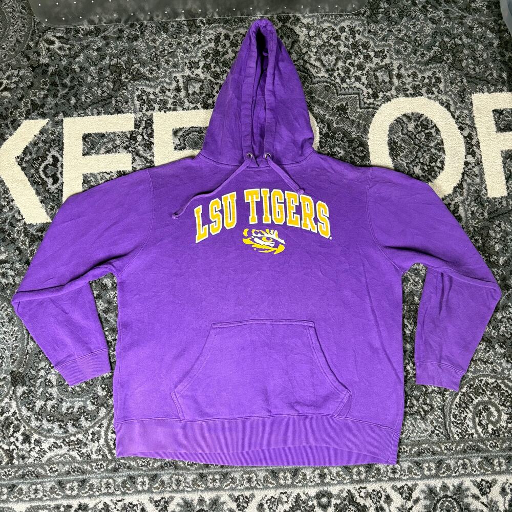 Top of‎ The World LSU Tigers Purple Pullover Hoodie Men’s Sz XL Preowned